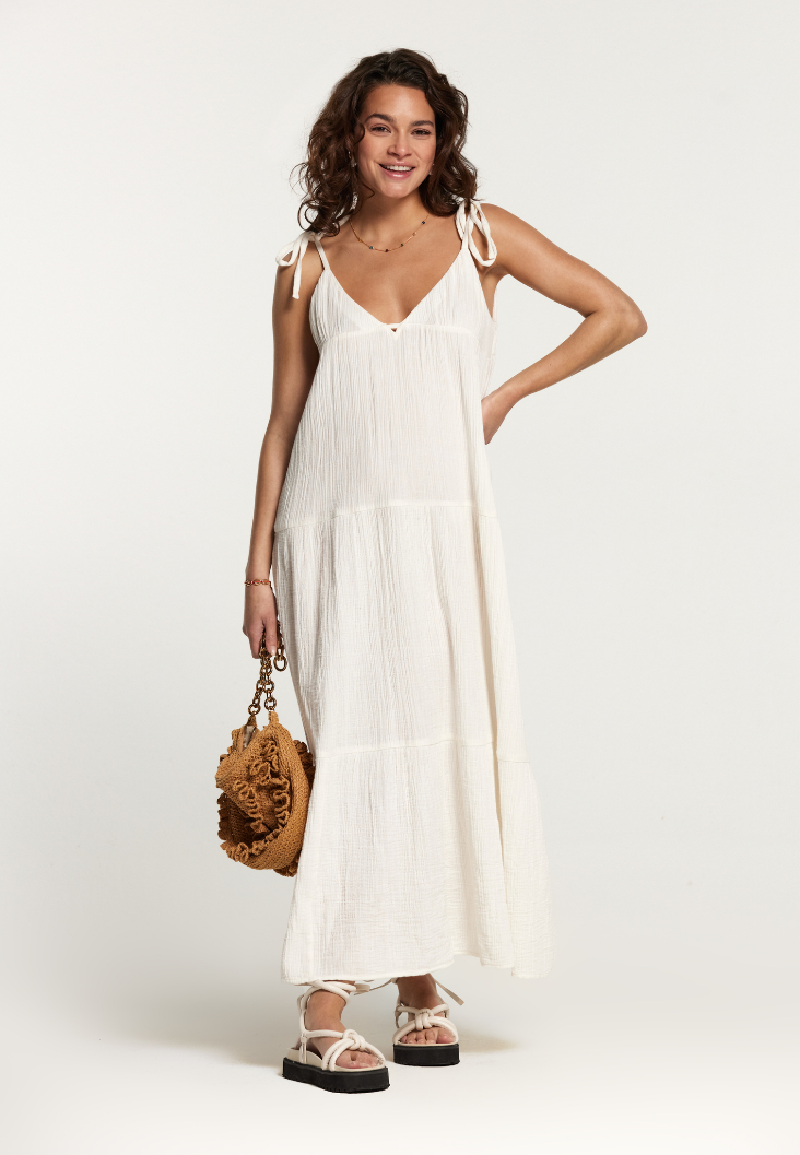 Bogota Dress Mousseline Waffle
