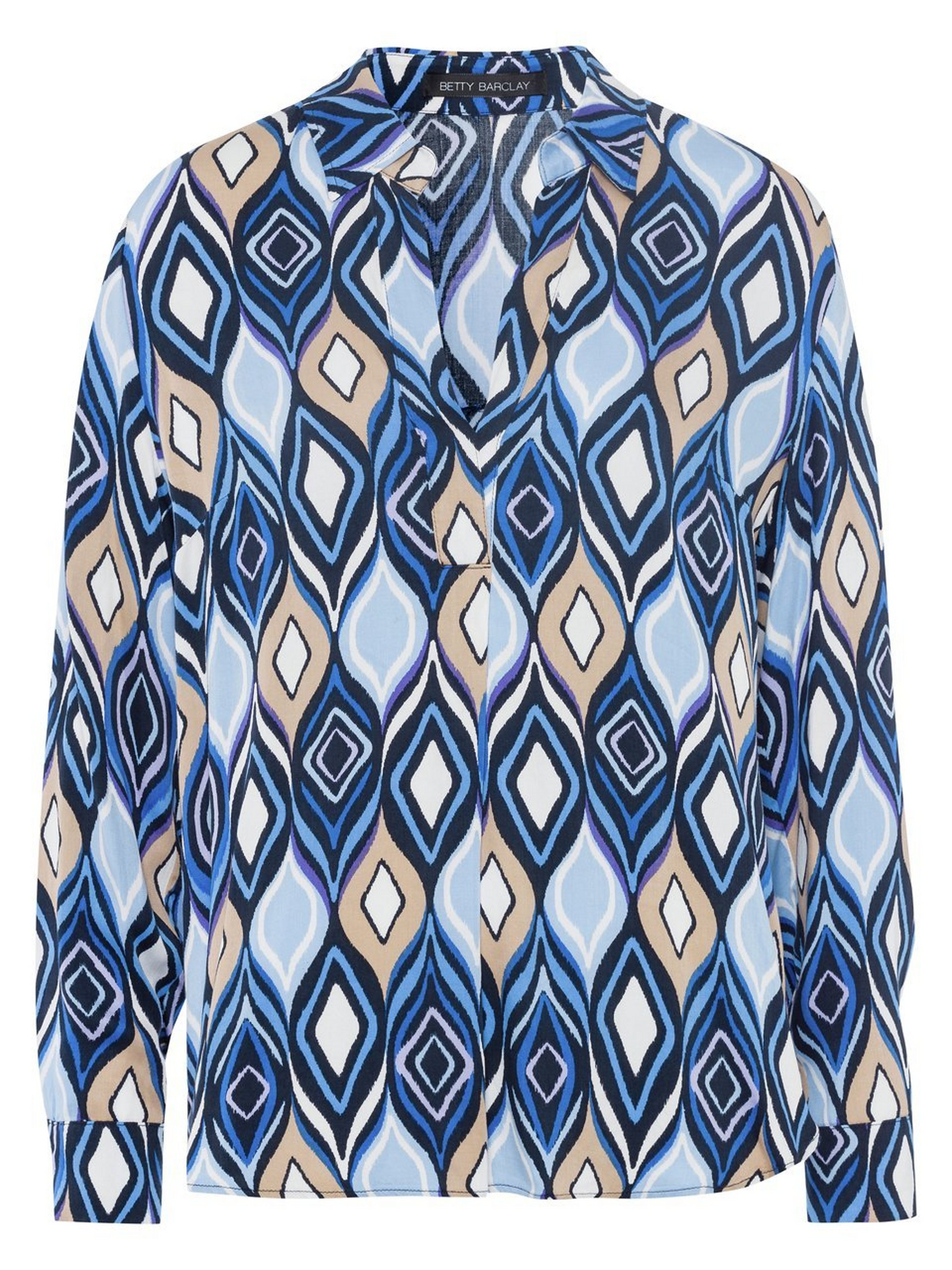 Bluse mit V-Ausschnitt