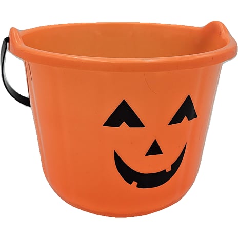 Halloween græskar slikspand H: 15 cm - flere varianter - assorteret