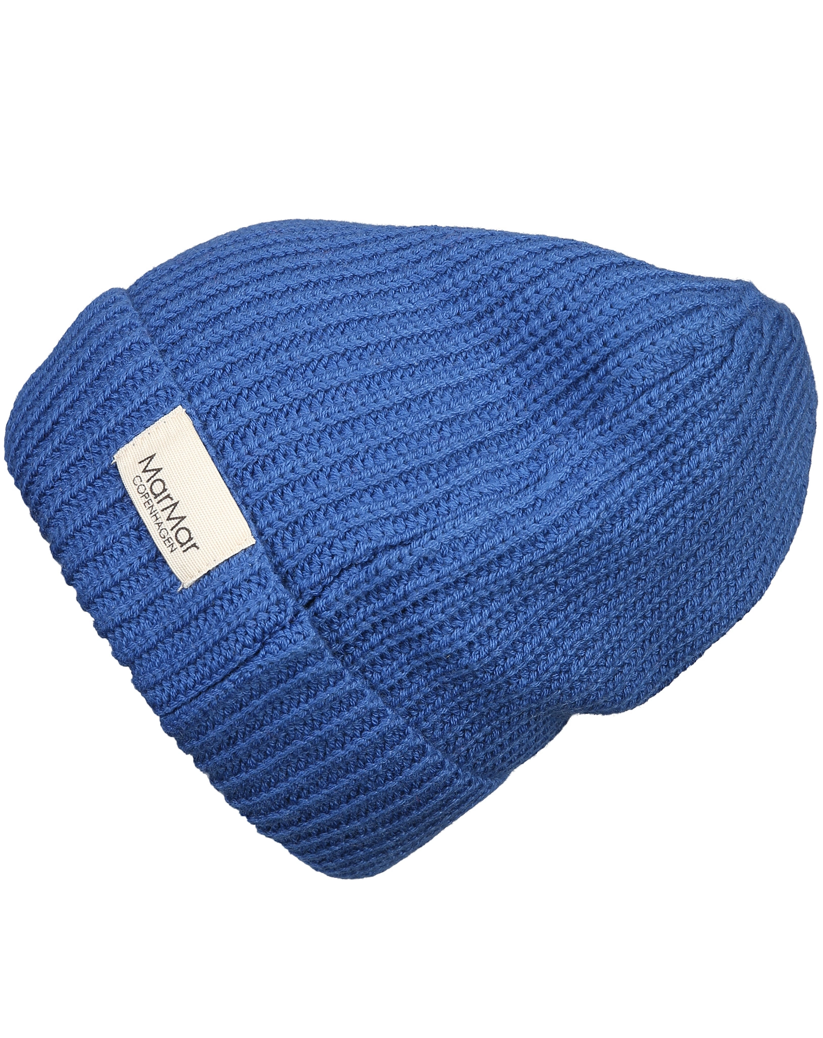 Strickmütze ATLAS mit Wolle in space blue