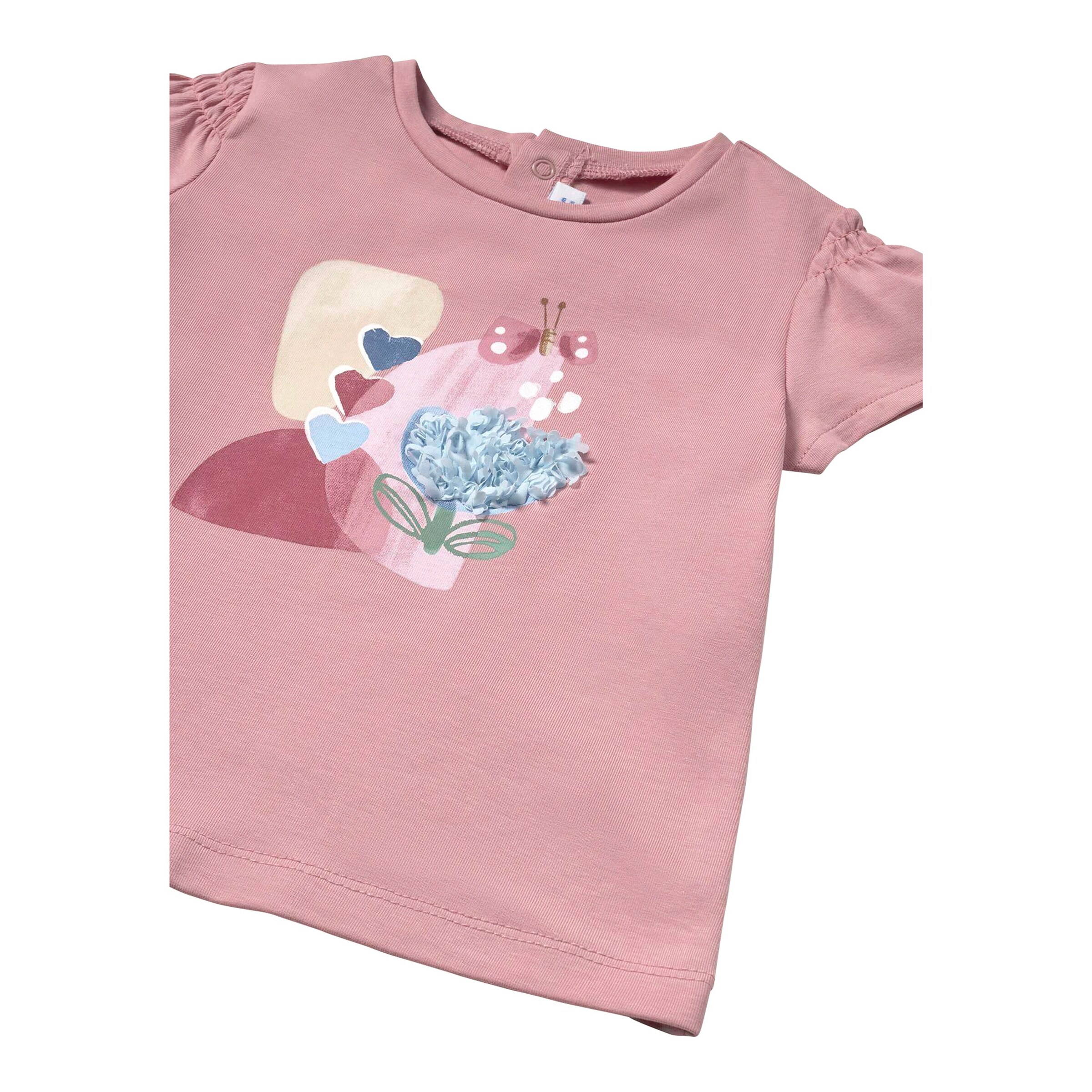 Mayoral T-Shirt Blume Schmetterling rosa