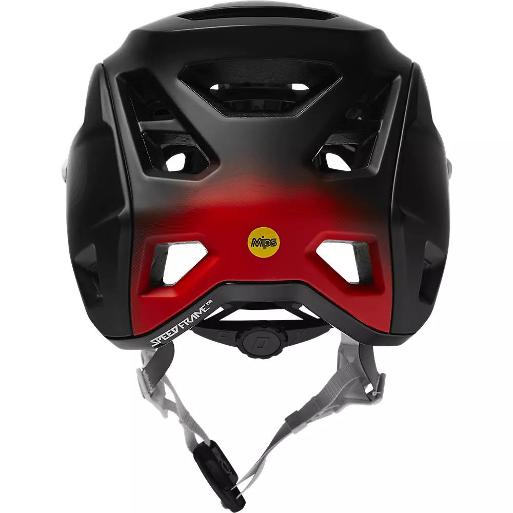 FOX Speedframe Pro MIPS cykelhjelm sort/hvid fade