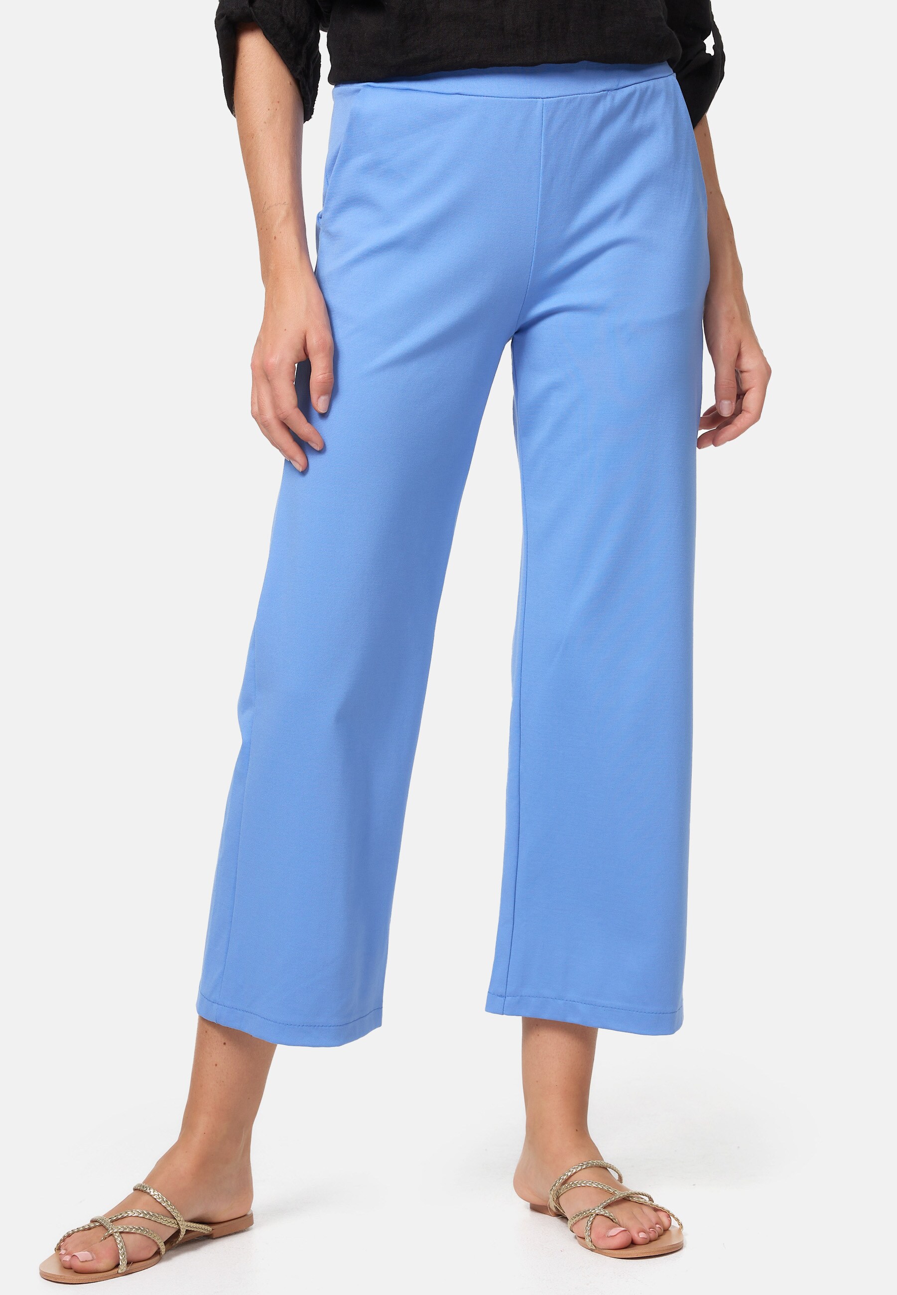 PM SELECTED Damen Legere Freizeithose in 7/8 Länge mit Taschen in Einheitsgröße PM43