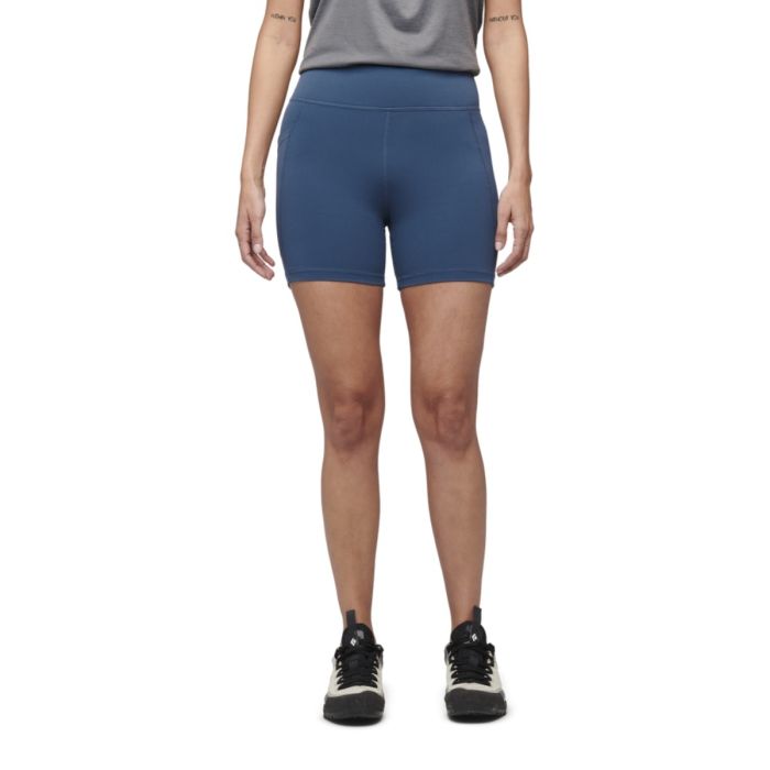 Black Diamond Dame Korte tights Sessions 5 Inch Shorts Blå