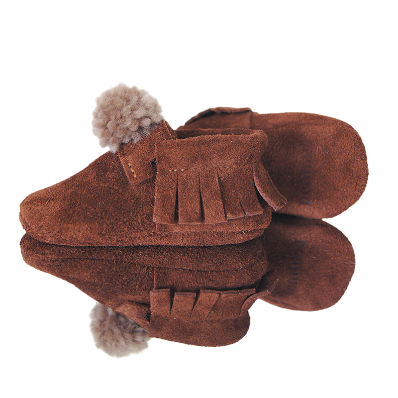 Mokassin Bear Braun
