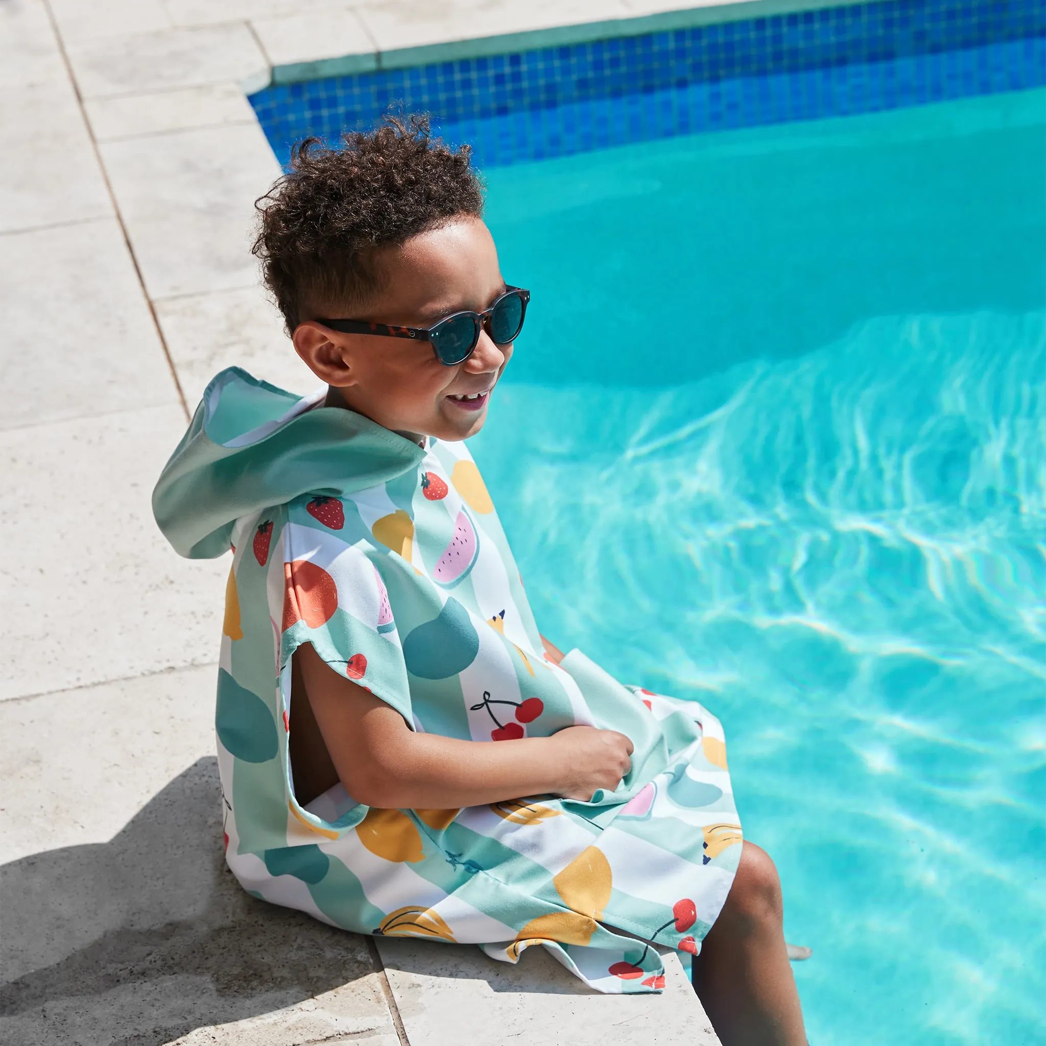 Dock & Bay Poncho 3-5ans - Fruits