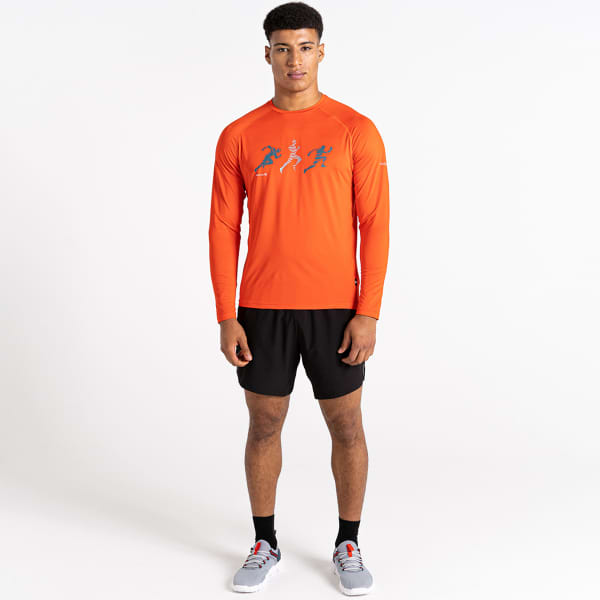 T-shirt running DARE 2B RIGHTEOUS III LONG SLEEVED TEE TRAIL BLAZE
