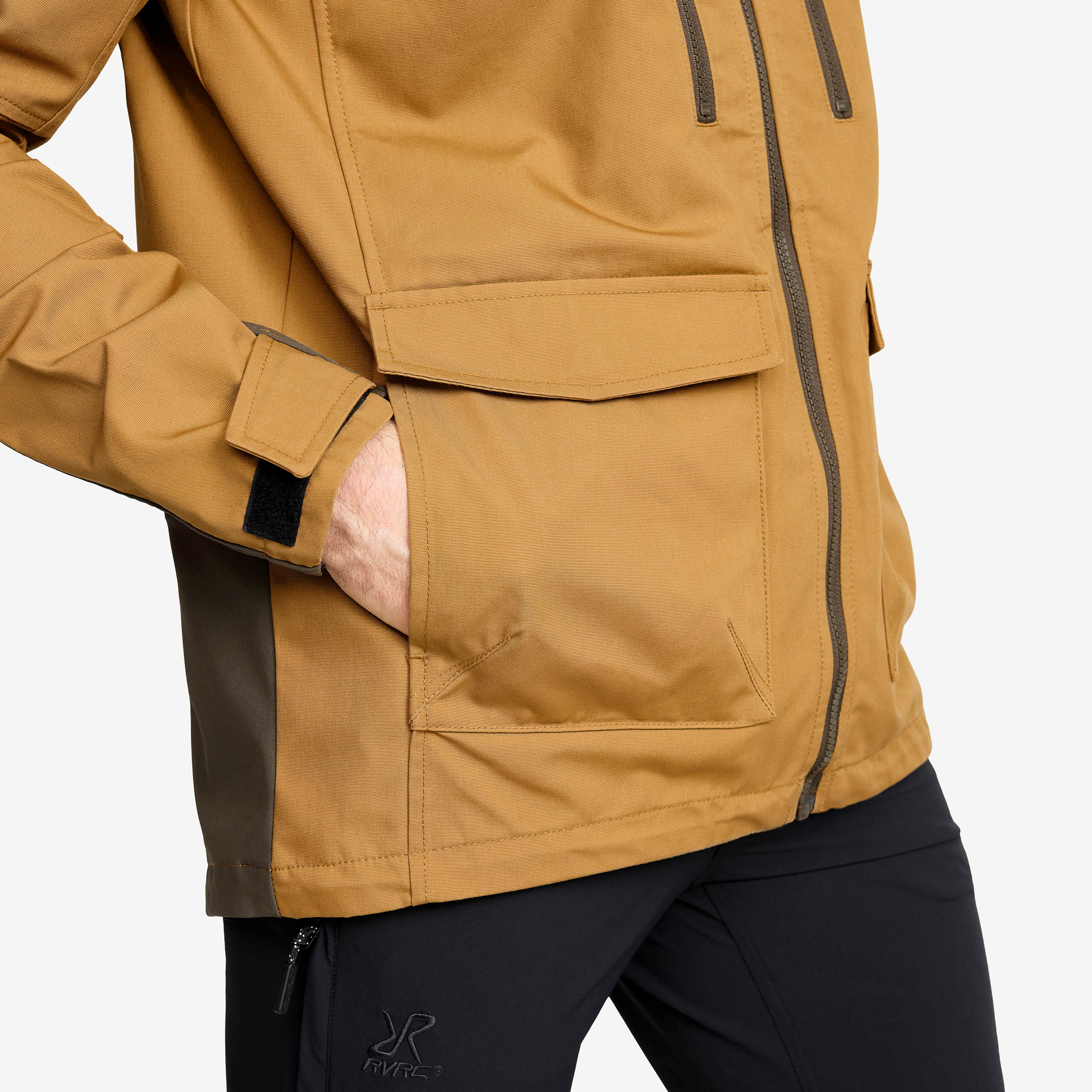 Outdoor Jacket Herre Mud/Dijon