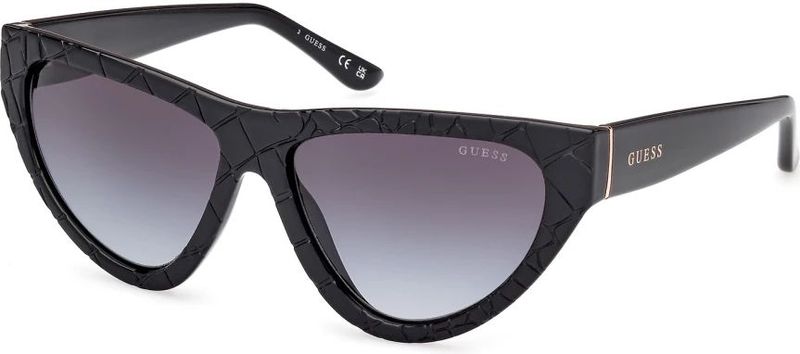 Guess - GU00151 02B - Zonnebril - Zwart - Geïnjecteerd - Kattenoog