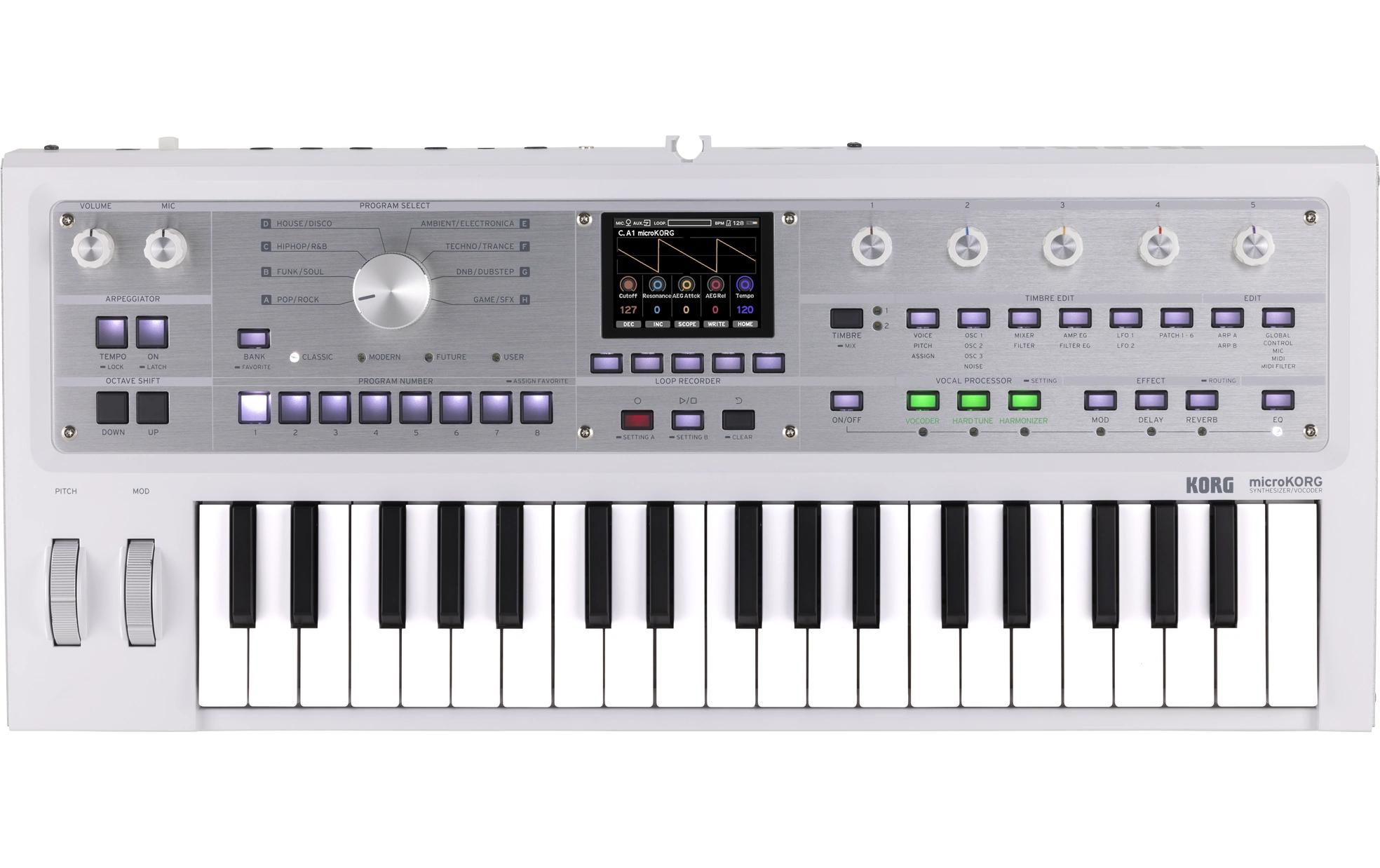 Synthesizer microKORG 2 WH LTD<br>Synth Vocoder