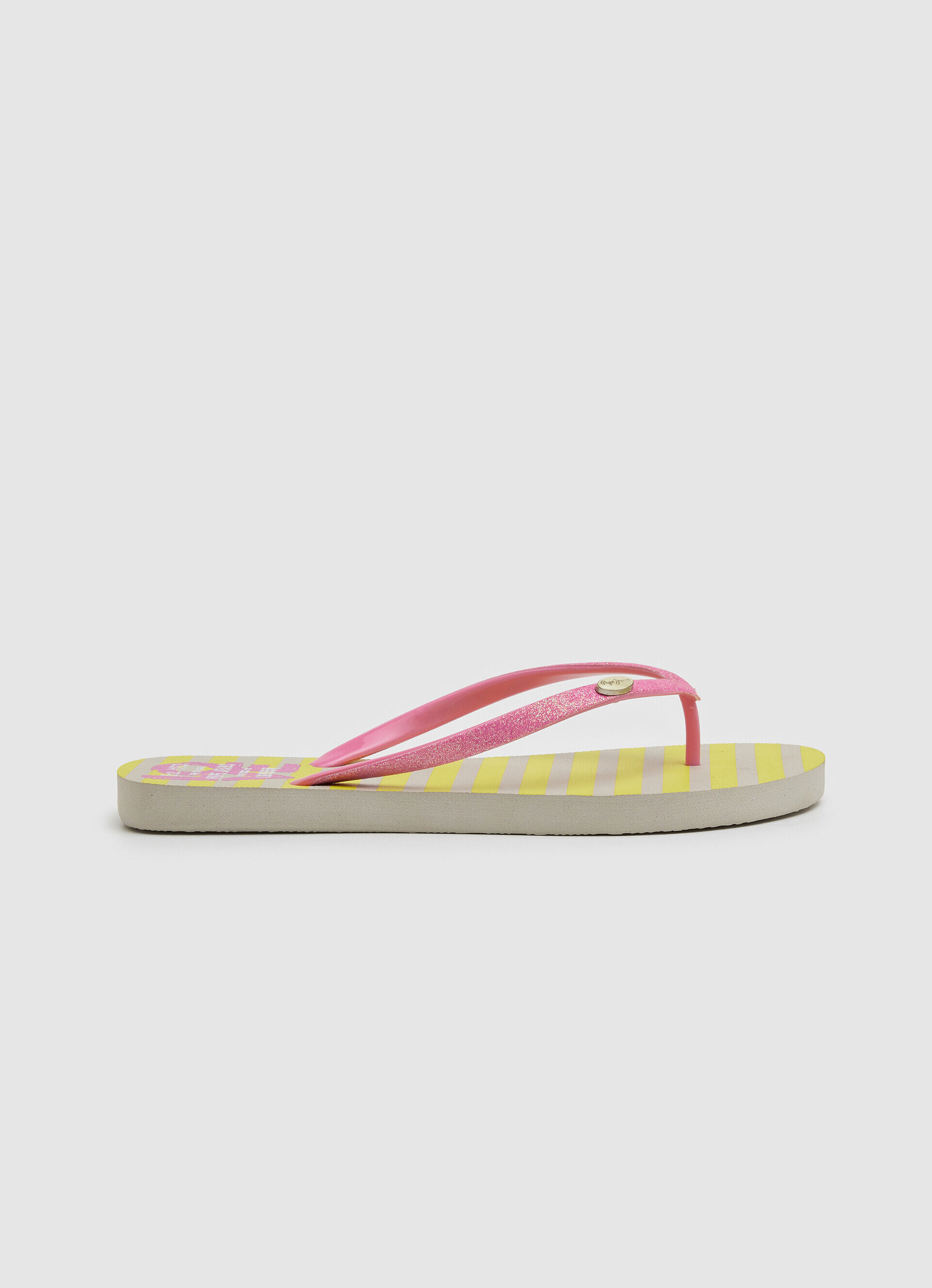 CHANCLAS PLAYA RAKE LOVE - verde ácido