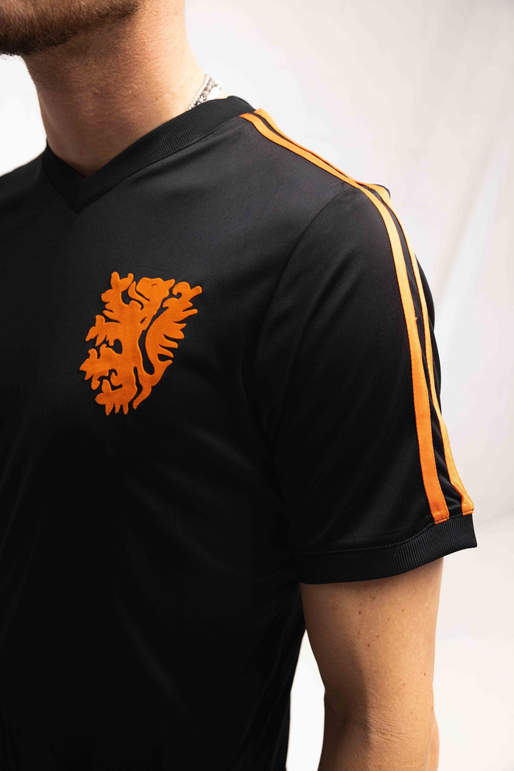 Cruyff Euro T-Shirt Heren Zwart