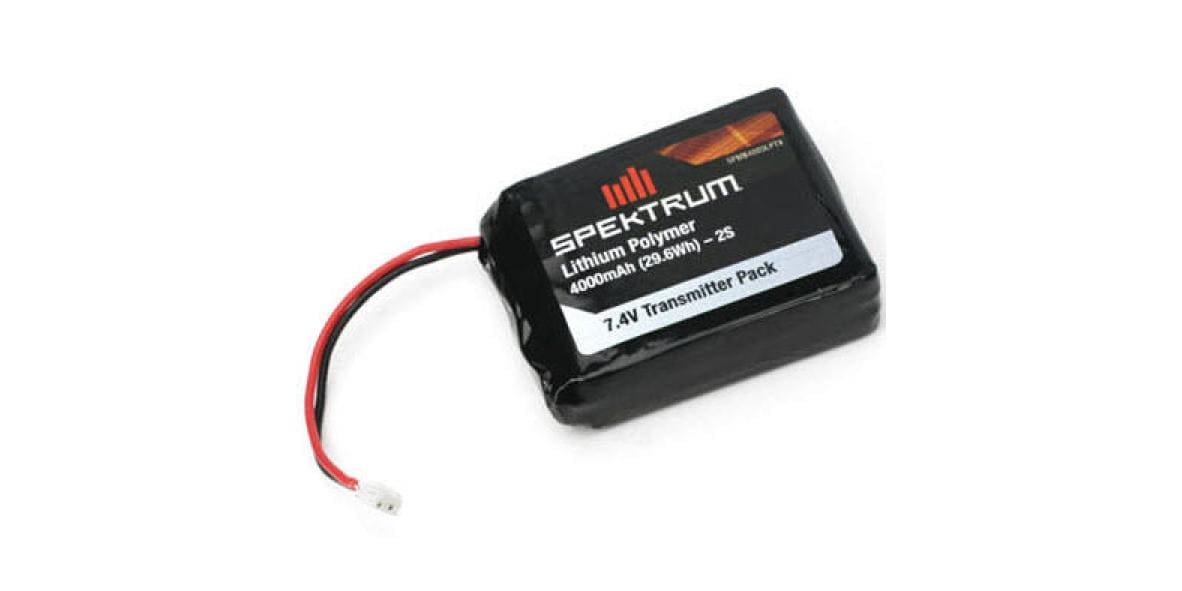 Spektrum RC-Akku LiPo 4000 mAh 7.4 V für Sender 4000 mAh Akku für DX7 s und DX8