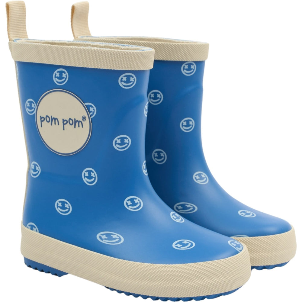 Køb Pom Pom Snorkel Blue AOP Bliss Gummistøvler AOP