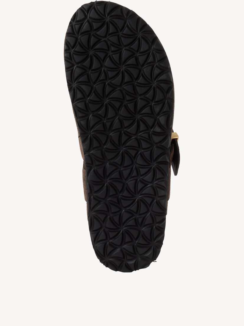 Leren Slipper - bruin
