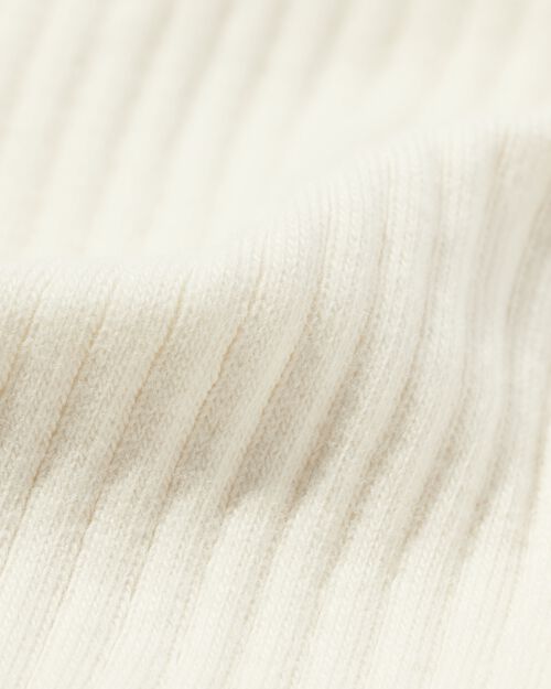 t-shirts côtelés pour bébé - 2 pièces écru