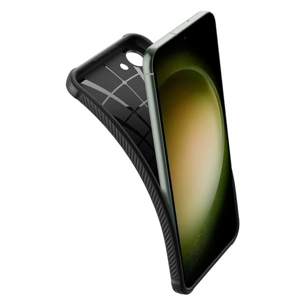 Samsung Galaxy S23 5G Rugged Armor Hybrid Case Hülle (ACS05711) - Schwarz (Matt)
