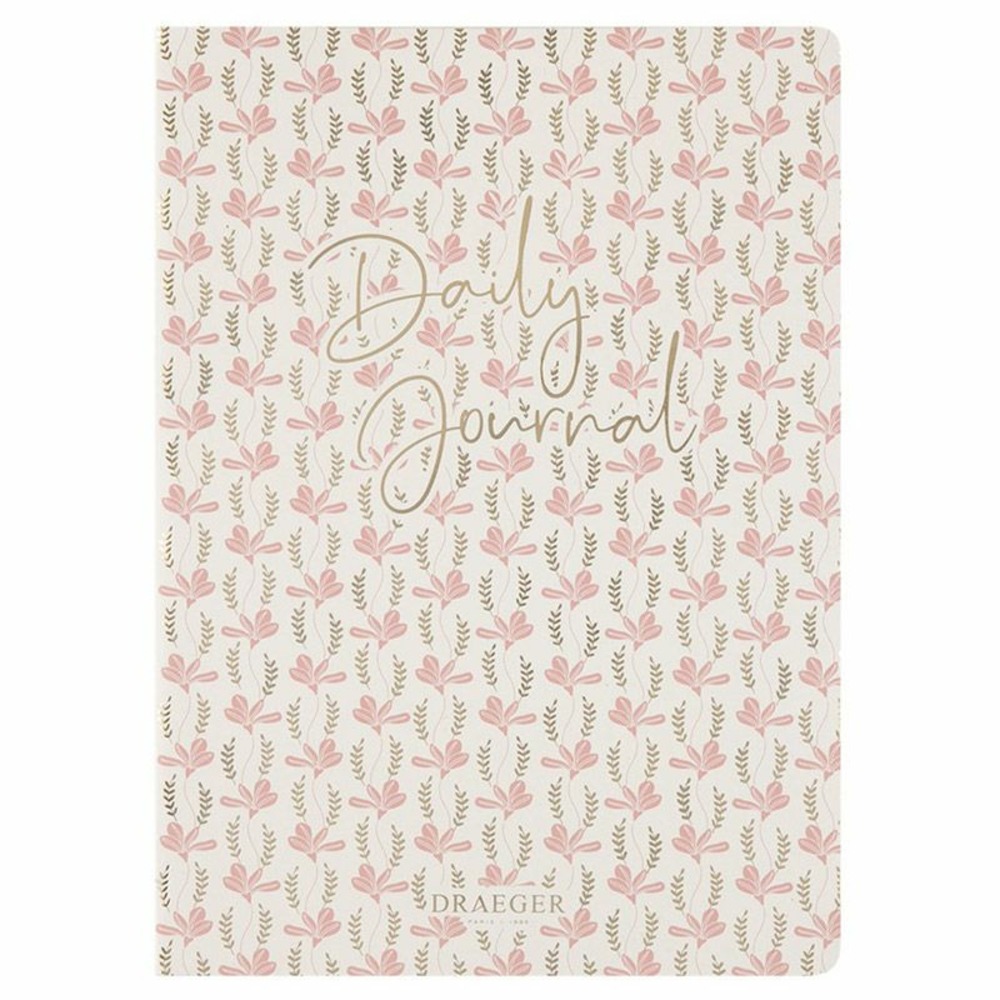 Carnet à points - daily journal rose - a5
