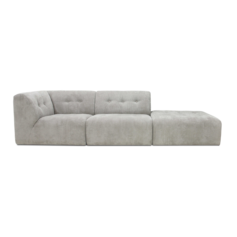 HKliving Vint fauteuil corduroy rib bruin