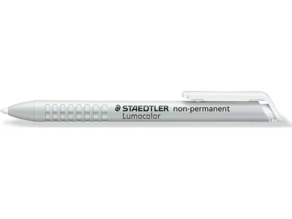 STAEDTLER Lumocolor omnichrom - Markør - ikke-permanent - hvid - 3 mm - tilbagetrækkelig