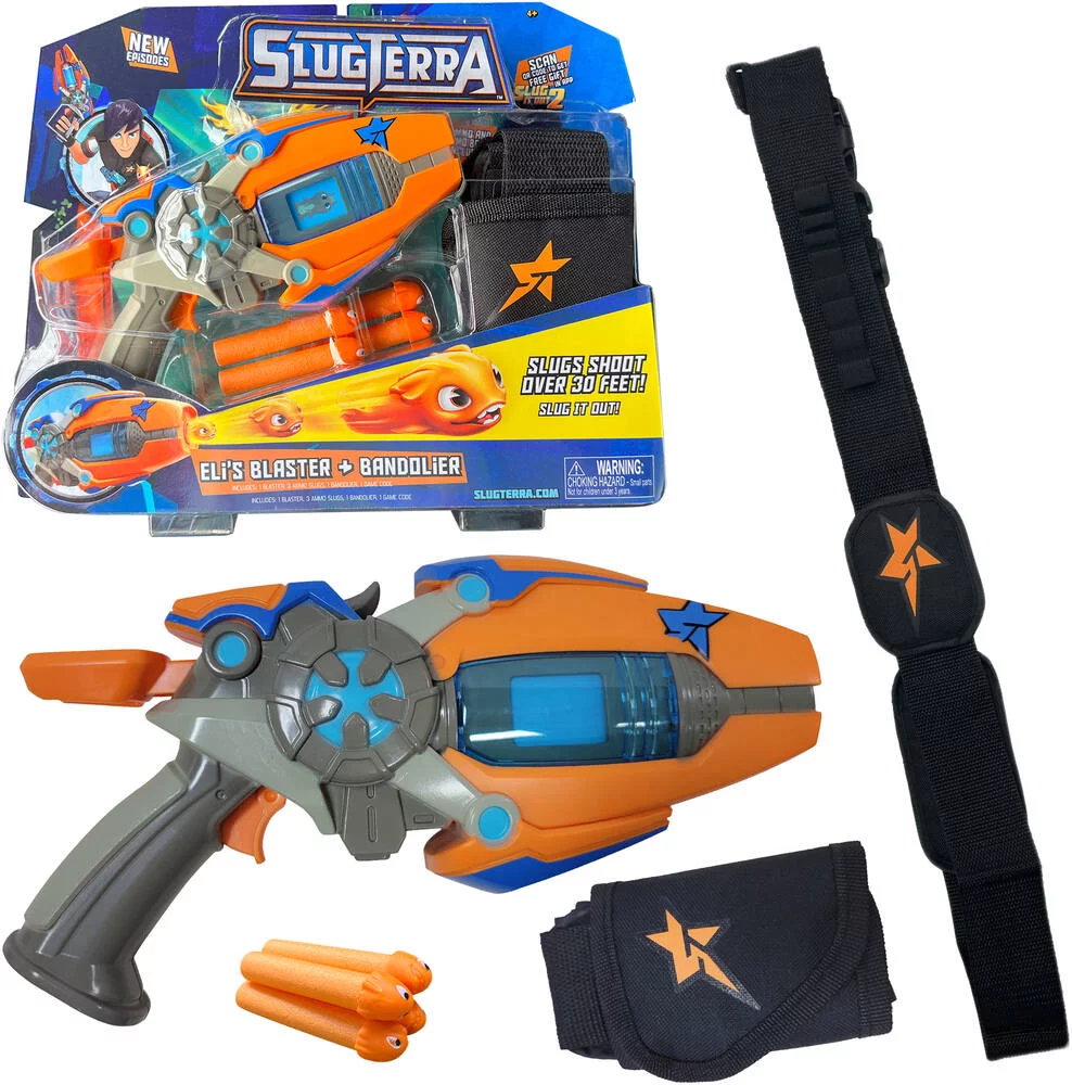 SLUGTERRA - BASIC BLASTER ET SA CEINTURE AVEC 4 PROJECTILES