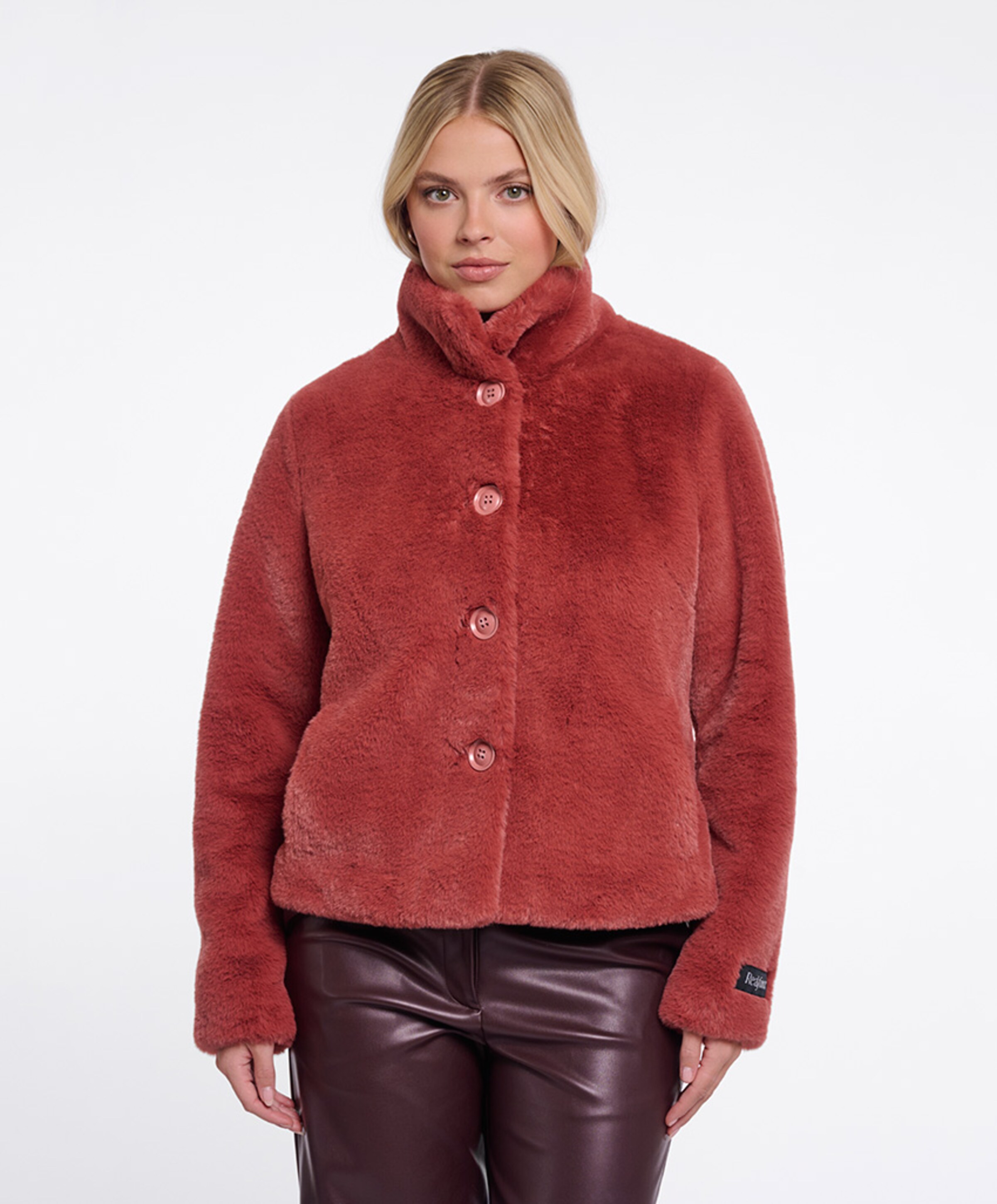 Rino & pelle Dames jas rood