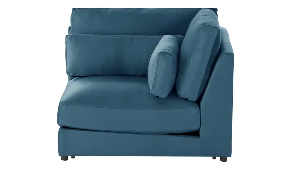 Element Branna Blau Samt Ecke