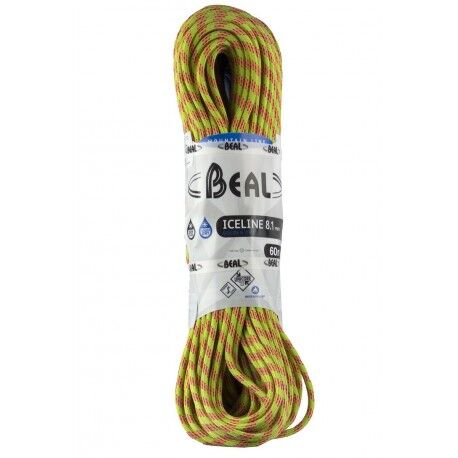 Ice Line 8,1 mm Unicore Golden Dry - 2 x 60 m - Corde à double