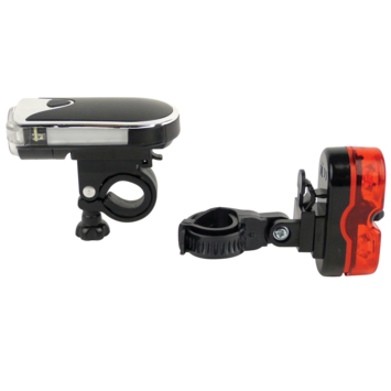 Dresco fietsverlichtingsset LED Modern