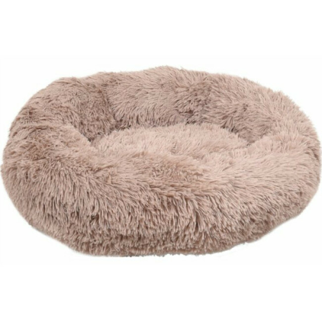 Coussin doux rond Krems Flamingo pour chien - Coloris Marron Clair