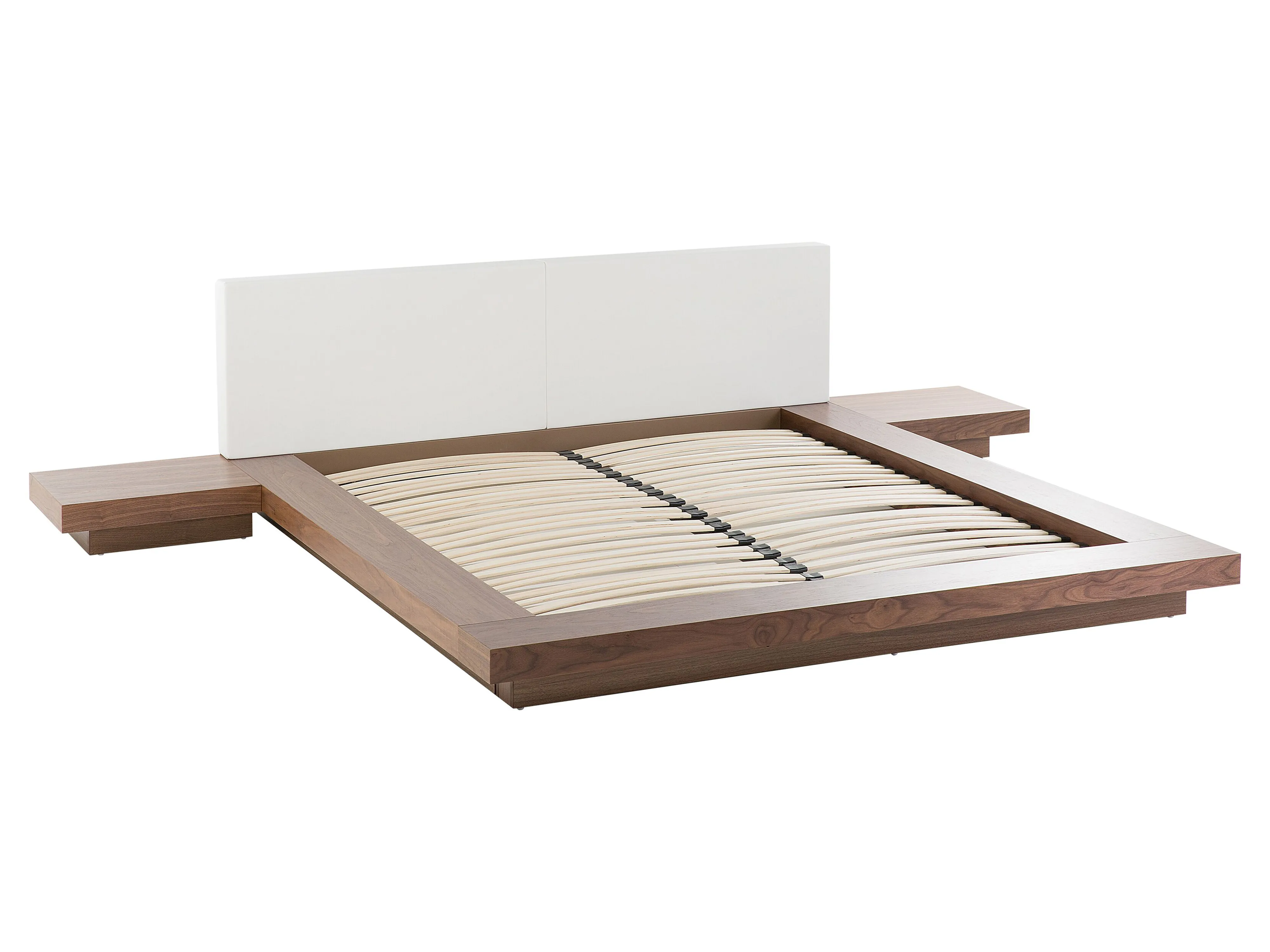 Bed ZEN 160 x 200 cm Bruin essenhout