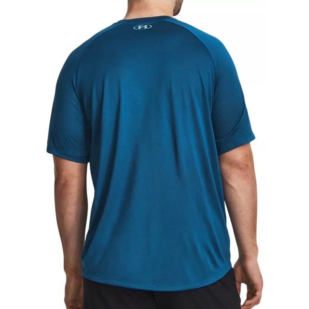 Under Armour T-shirt Bleu Homme Under Armour Tech Prt