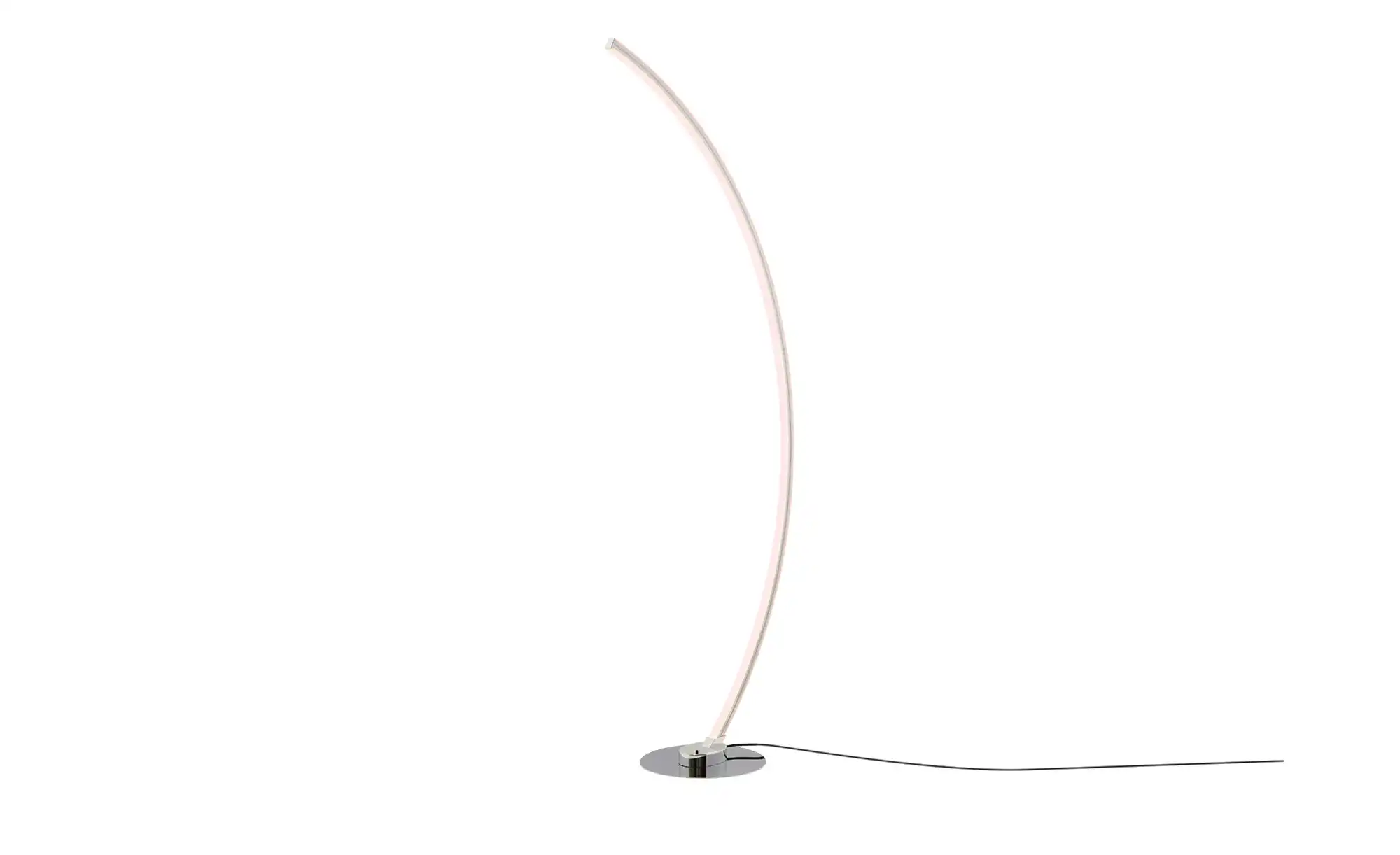 KHG LED-Stehleuchte, chrom mit Farbwechsler