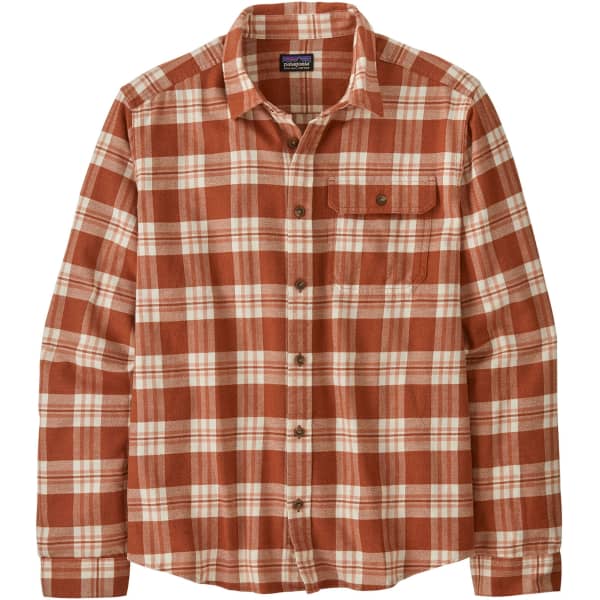 Chemise PATAGONIA M'S L/S LW FJORD FLANNEL SHIRT BASE CAMP: BURNISHED RED