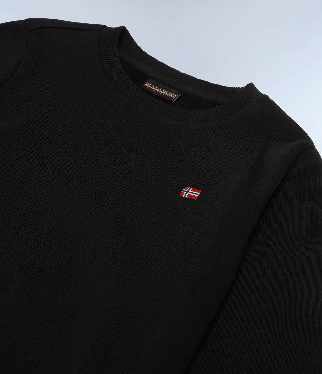 Napapijri sweater met logo zwart