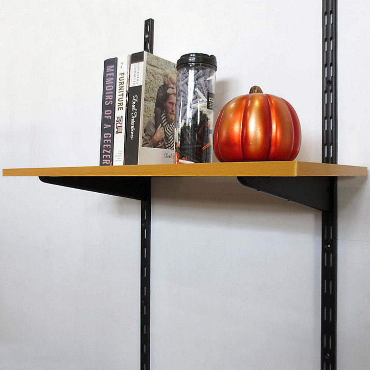 Crémaillère double perforation Form Twinny 199 cm coloris noir