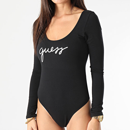 Body Manches Longues Femme O3BM03 Noir