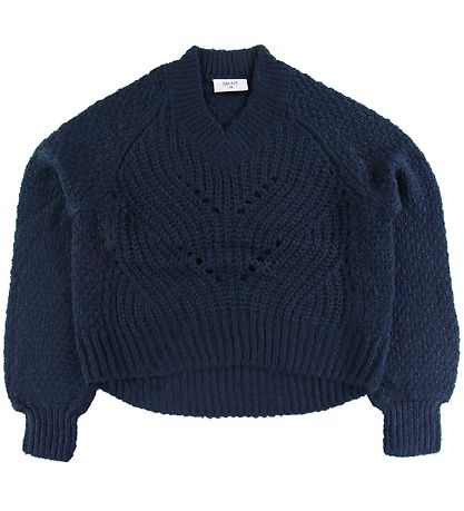 Grønt Bluse - Hedvig - Strik - Night Blue