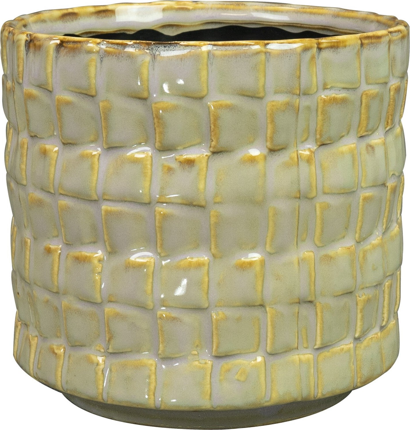 TS bloempot Stian groen D 13 H 12 cm