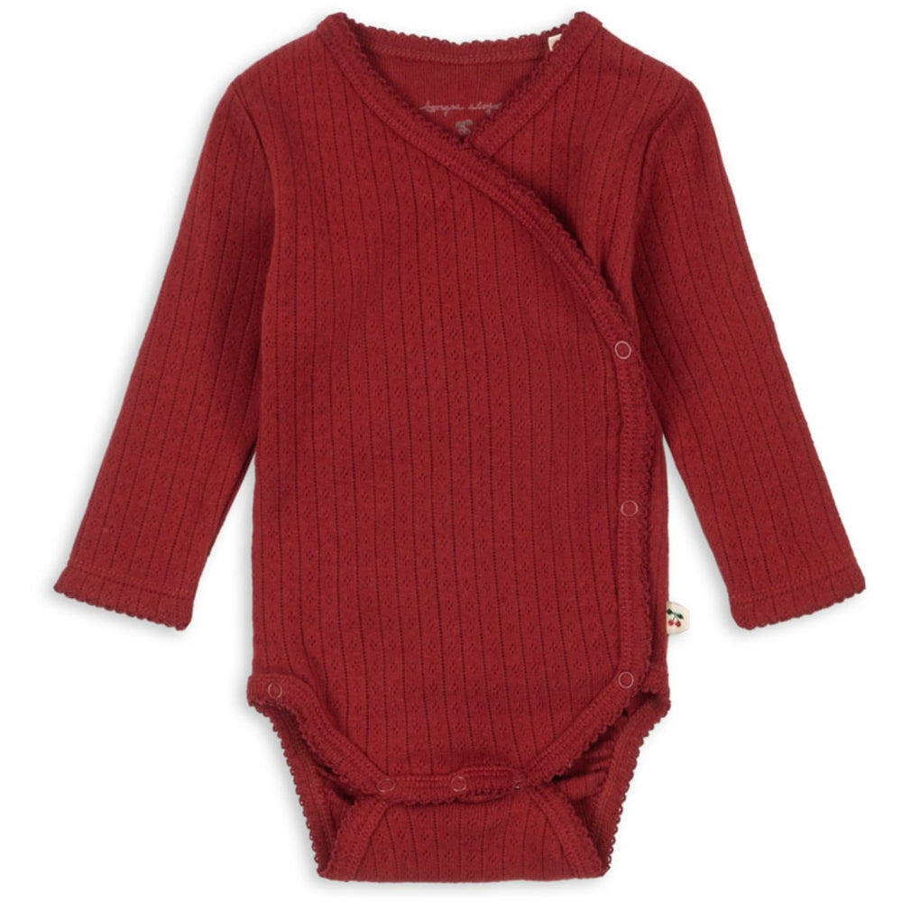 Køb Konges Sløjd Red Dahlia Minnie Newborn Body Gots
