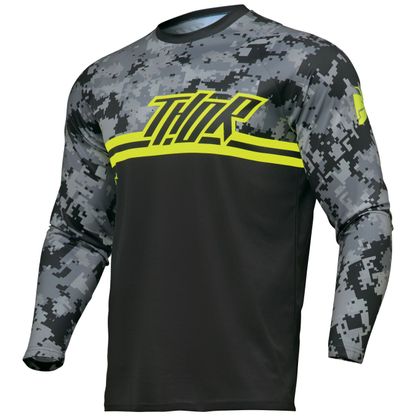 Maillot cross Thor YOUTH SECTOR DIGI - Noir / Gris