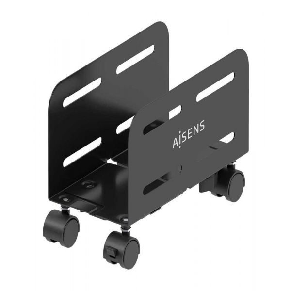 Aisens Suporte Ajustável de Chão para Desktop Metal Preto
