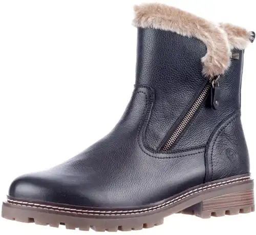 Remonte zwart combi D0B83-03 - maat 43 enkellaars zwart - maat 43 Calandschoen