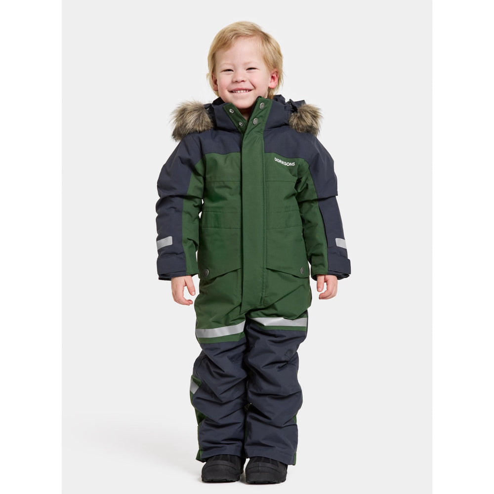 Køb Didriksons Pine Green Bjärven Kids Flyverdragt 12 | Luksusbaby