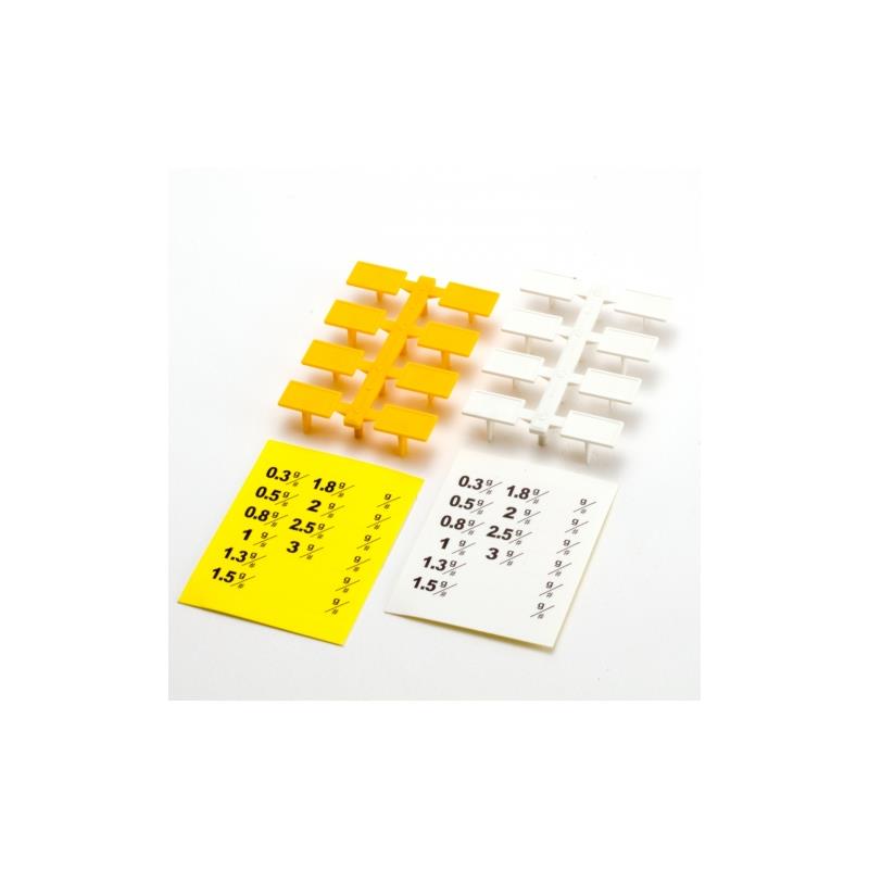 Étiquette Pour Tête Plombée Daiichiseiko Weight Flags
