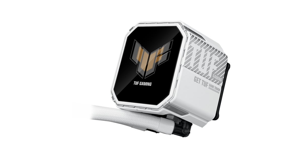 ASUSTUF Gaming LC III 360 ARGB LCD White Edition waterkoeling  (Wit)