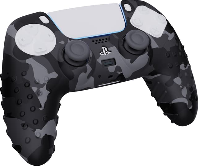 Piranha beskyttende cover til PS5 controller (grå kamuflage)