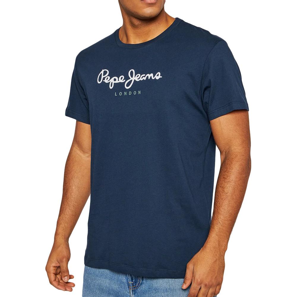 Pepe jeans T-shirt Marine Homme Pepe Jeans Eggo N