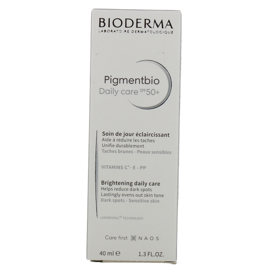 Bioderma Pigmentbio Daily Care SPF50+ - Peaux hyperpigmentées