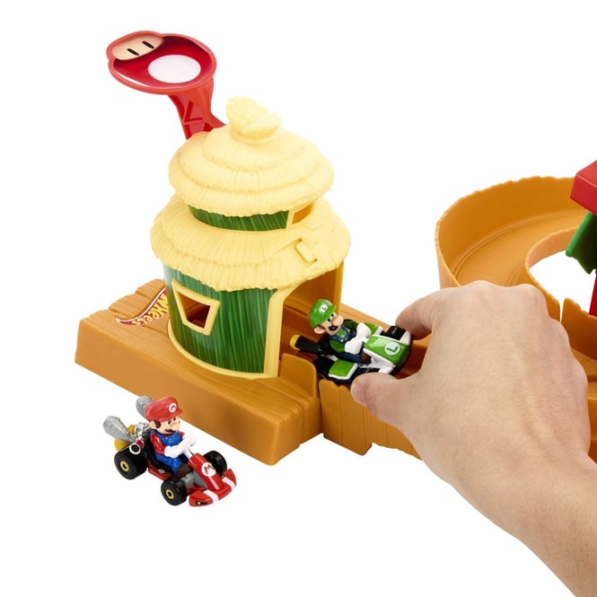 Hot Wheels - Mario Kart Rundkurs Trackset